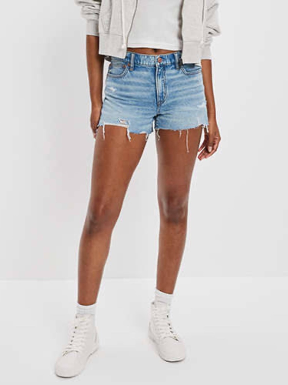 American Eagle Dreamy Drape Denim '90s Boyfriend Short